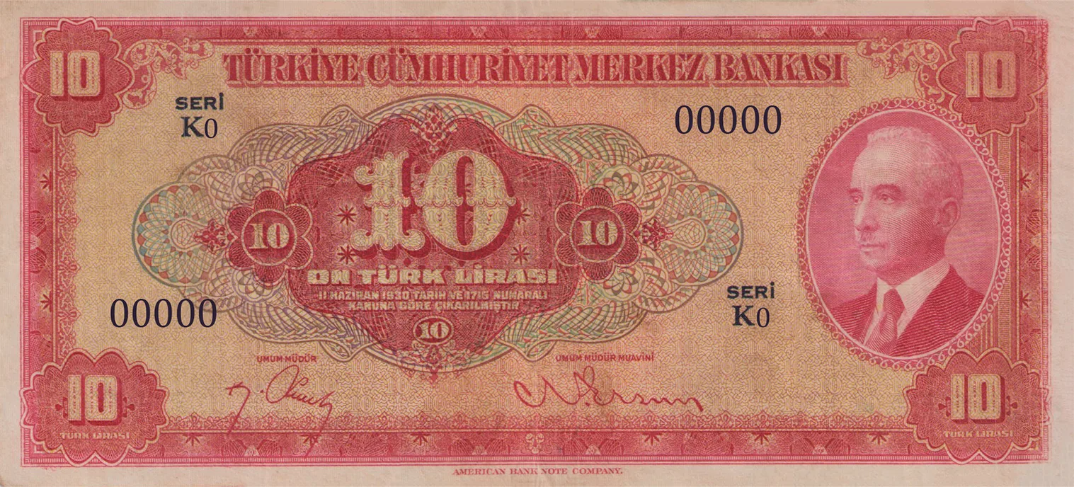 10 Türk Lirası
